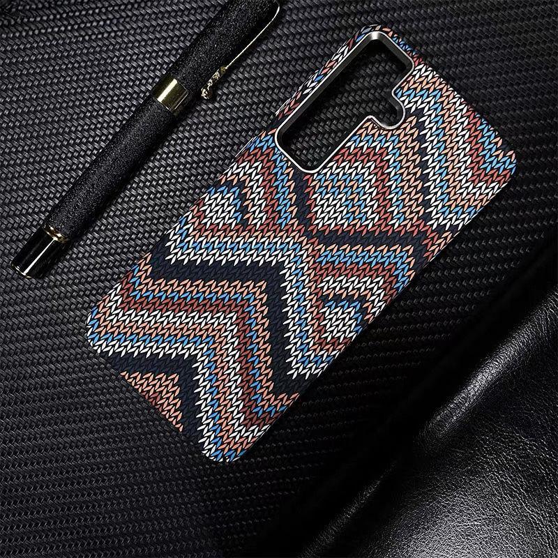 

Роскошный тонкий микроматовый магнитный чехол из углеродного волокна с текстурой для телефона Samsung S24 Ultra S24 + S24 S23 Ultra S23 Plus S23, противоударный чехол Samsung S24 Ultra