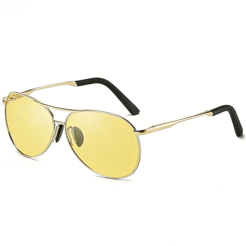 High Quality Men'S Polarized Sunglasses Fishing Retro Sunglasses Color Changing Day And Night Night Vision Glasses Toad