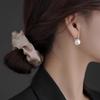 Elegant Hong Kong Style Large Pearl Ear Cuffs - Minimalist Retro Design