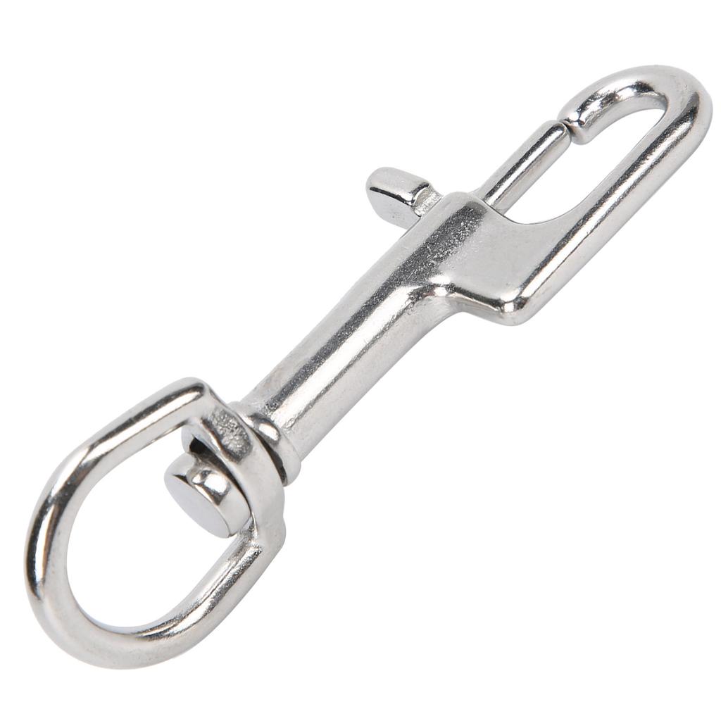 Edelstahl Tauchen Einseitige Karabinerhaken Einzelnes Ösen-Schnapphaken Schnalle 90mm 3.5in