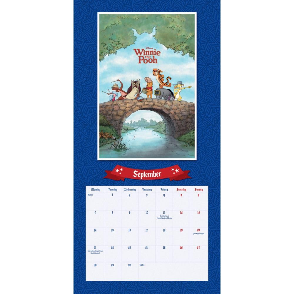 Disney 2026 Square Vintage Wall Calendar