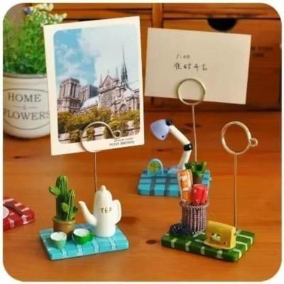 Message Folder Notes Decoration Photo Frame Desktop Clip Sticky Creativity Clip Card Holder Picture Holder Desktop Ornament