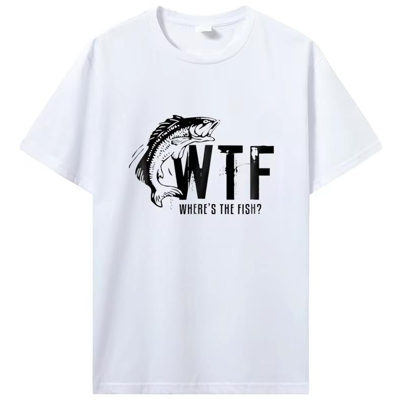 Born To Fish Funny T-Shirt Fashion Fisherman Tees Short Sleeve Funny Fishing Lover Casual Summer Men's Street Oversized Male Top
