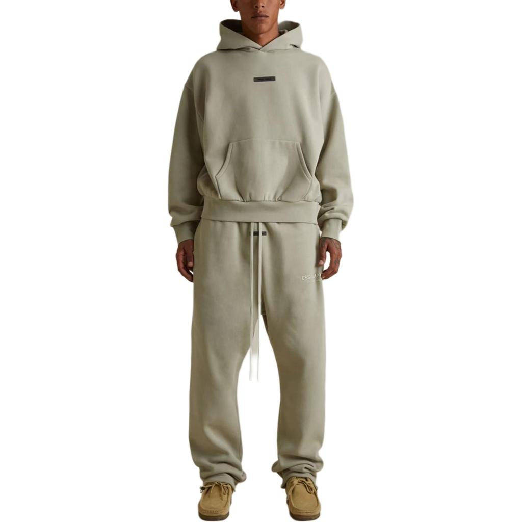 Fear of God Essentials Classic Fleece Hoodie 'Abbey Stone' Men's 192SP252056F
