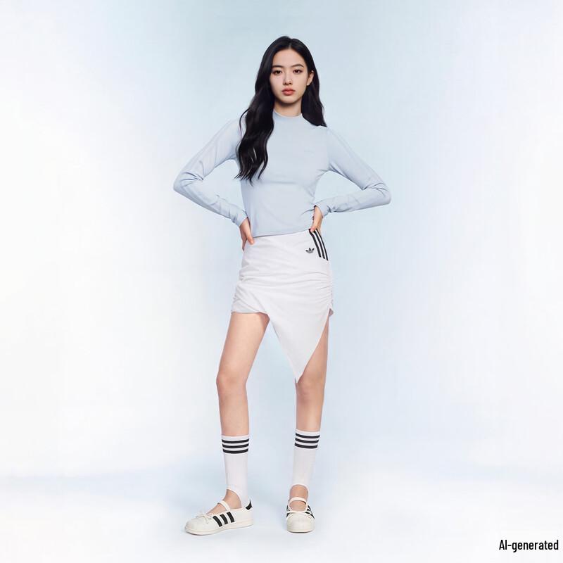 adidas Originals x JENNIE Women's Slim-Fit Long Sleeve Sport T-Shirt