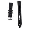 Watch Band Silicone Engraved Breathable Quick Release Comfortable Watch Strap Replacement for GT4 Black