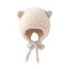 Unisex Baby Plush Ear Protection Hat - Warm, Windproof Autumn/Winter Pullover