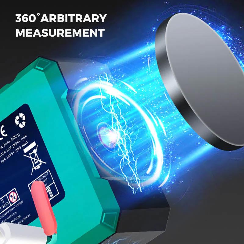 Magnetic Digital Angle Finder with Electronic Laser Gauge Protractor Inclinometer Level Magnets Level Ruler Angle Slope 0-90°
