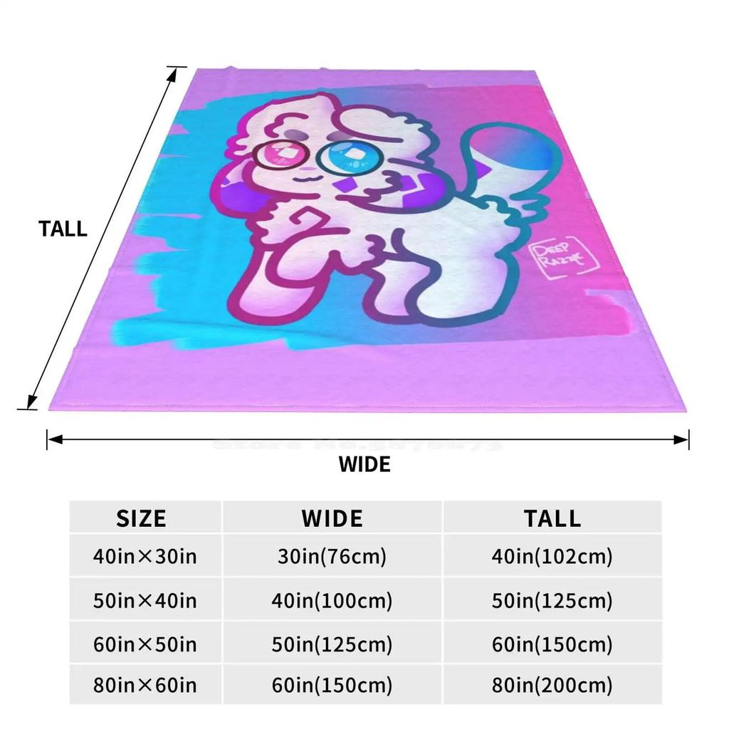 Kittydog Trend Style Funny Fashion Soft Throw Blanket Kittydog