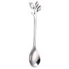 Abay Stainless Steel Leaf Dessert Spoons (Set of 30)