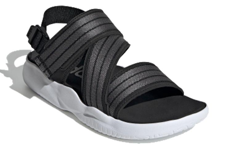 adidas 90s Sandal Velcro Casual Black Gray White Sandals 'Black Grey White' Women's EG7647