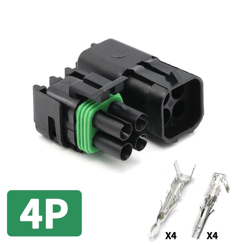 Delphi 2.5 Serie Automobil Wasserdichter Stecker 1/2/3/4/6-Pin Stecker und Buchsen Haltech MAP TPS Kabelstecker für GM