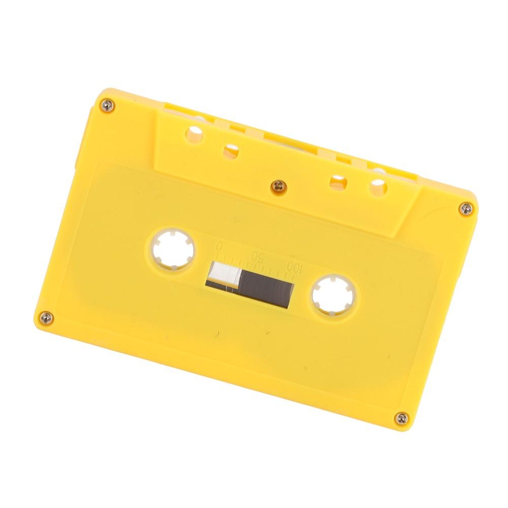 Clear Case Blank Cassette Tapes Yellow Audio Cassette Tape Cassette Player Tape Cassette Player