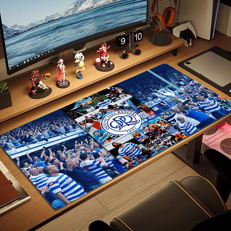 Queens Park Rangers fc Mouse Pad Large Gaming Table Cushion Non-slip Laptop Tablet Big Mousepad XXL Mat Mini PC Playmat With Lock edge_xia