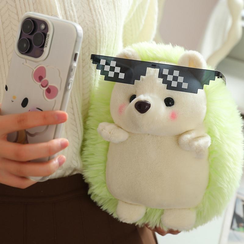18cm Lovely Cute Hedgehog Plush Soft Animal Toys Cartoon Pet Gifts Comfortable Bedroom Decation Birthday Halloween Presents Boy