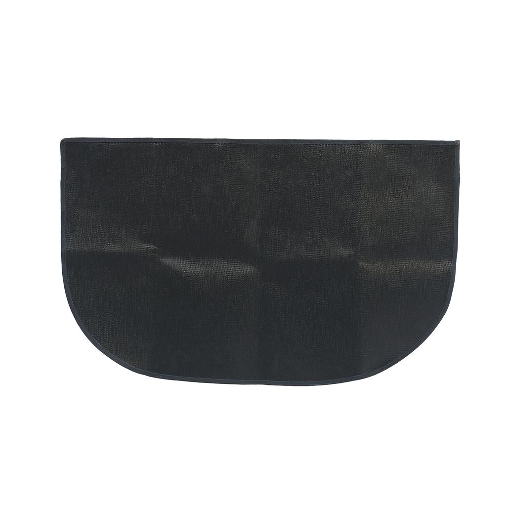 Semi-circular Fireplace Fireproof Mat Wood Stove Fiberglass Carpet Protection Silicone Flame-Retardant Insulation Pad 100/80cm