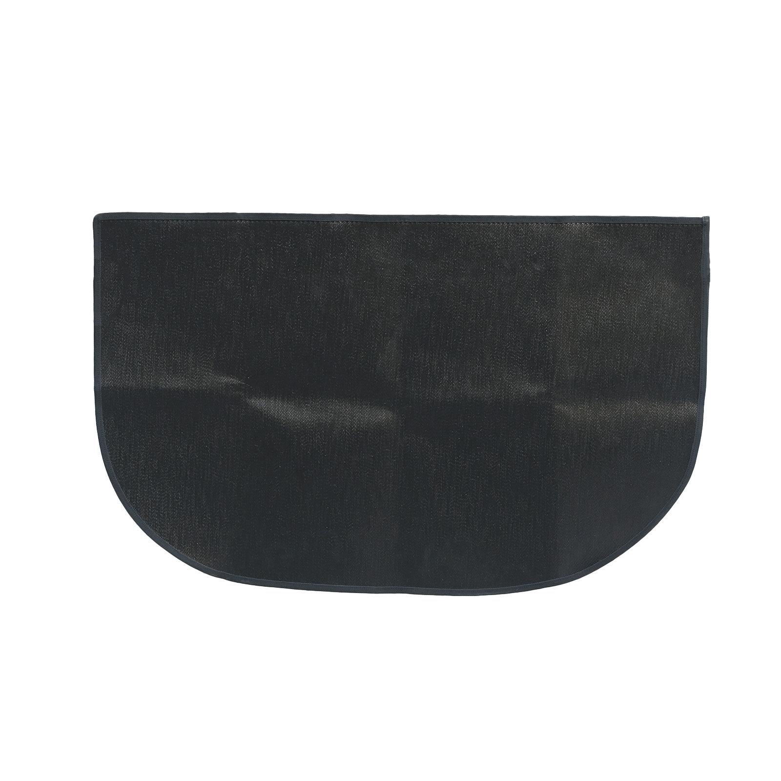 

Semi-circular Fireplace Fireproof Mat Wood Stove Fiberglass Carpet Protection Silicone Flame-Retardant Insulation Pad 100/80cm