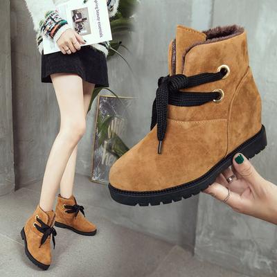 Mode 2024 Stiefeletten für Damen Winterschuhe Damen Wildleder Samt Warm Stiefel Botas Mujer Winterstiefel Damen