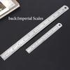 Stainless Steel Straight Ruler,20cm,30cm,40cm,50cm,High Precision Metric And Imperial Scales,Office Learning Stationery Supplies