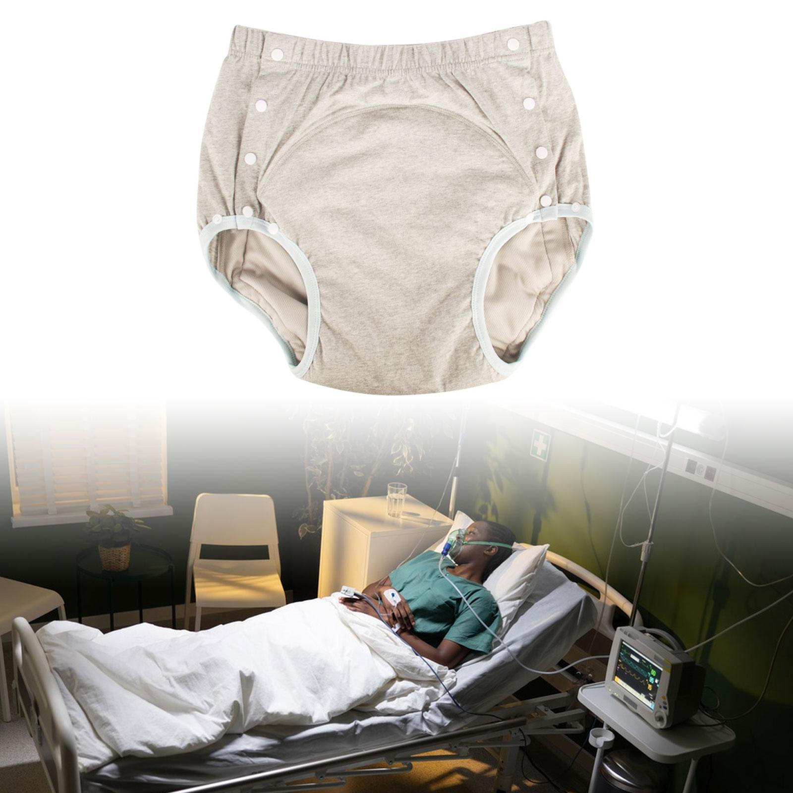 Взрослый тканевый подгузник, моющийся подгузник-трусы для пожилых людей, быстросохнущий, регулируемый, водонепроницаемый M