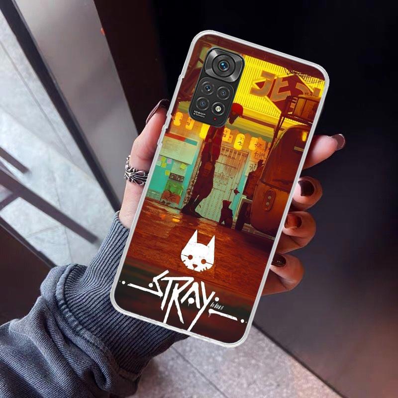 Stray Cat Game Phone Case For Xiaomi Redmi Note 10 11 12 13 14 15 Pro Plus 11S 12S 14S 11T 11E 10S Soft TPU Back Cover Redmi Not