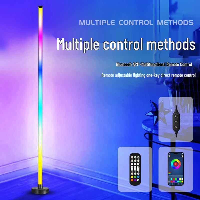 RGB Color-Changing Corner Atmosphere Lamp - DIY Splicing Floor & Bedroom Light
