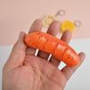 4 Pcs Simulation Food Keychain Decorative Keychain Hot Dog Pendant Hanging Ornaments Bag Charm Decorations Car Key Chain