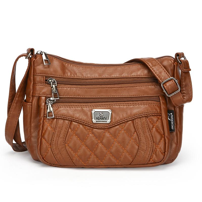 Women's Rhomboid Shoulder Bag Middle-aged Mother Bag