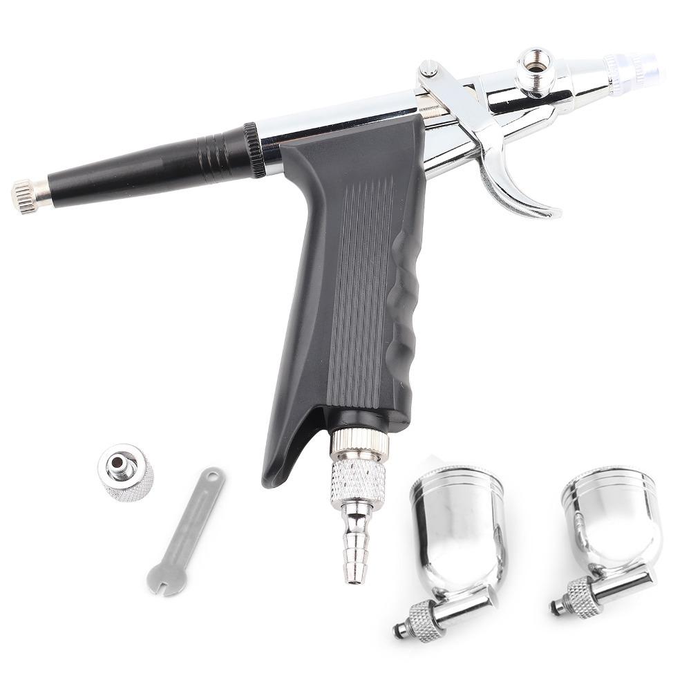 Flexible Pneumatic Sprayer Multi Purpose Spraying Tool Side Feed Airbrush Kit  Art Spraying Work