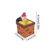 Magnets For Fridge Glow Santa Claus Black Cat Climbing Chimney Locker Button Magnet Magnetic Decoration Sticker For Holiday