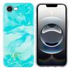 For iPhone 16e Case Marble Pattern Painted TPU Phone Back Cover