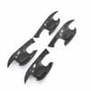 8PCS Carbon Fiber ABS Exterior Door Handle Bowl Cover For Toyota RAV4 2019-2020