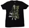 Ripple Junction Maglietta Nera da Uomo Bleach Kisuke con Kanji Nuova S