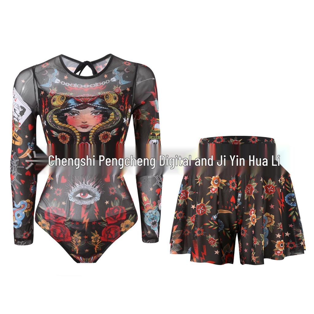 2025 Long Sleeve Russian Bikini Swimsuit with Shorts Set