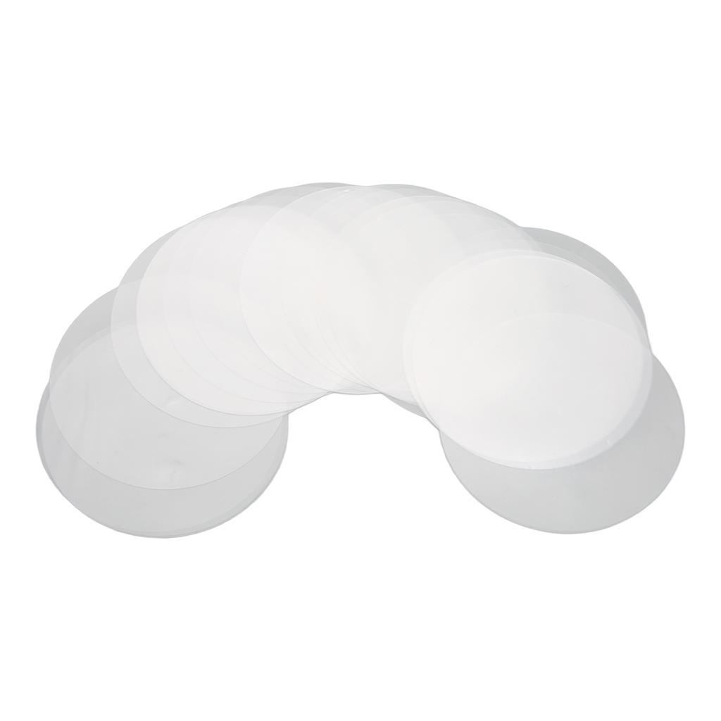 50pcs Watch Dial Case Back Pad Protector Plastic Protector Sheets for Watch Dials with Storage Box