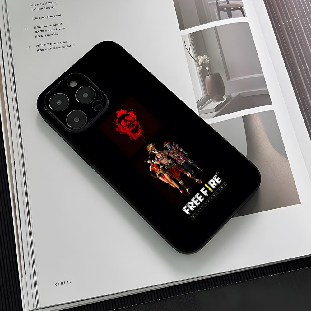 Free Fire Game Phone Case For Iphone 16 15 12 14 Se 2020 16 Pro Max 11 13 Xr X The Guard Xs Mini Plus Funda Shell Cover