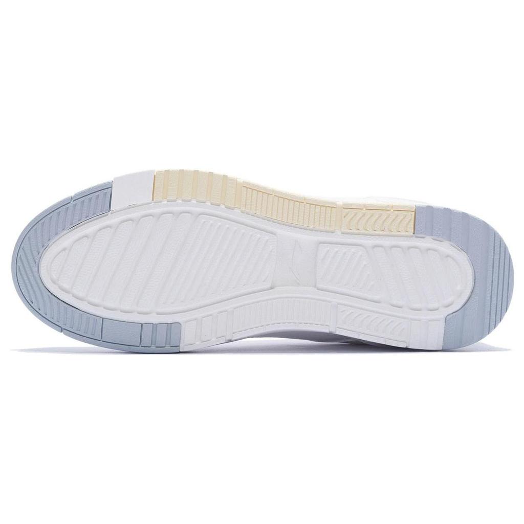 Li Ning ACE V2 Textile, Synthetic Leather Slip Resistant Abrasion Resistant Low top Skateboard Shoes Men's White Green AGCS155-3