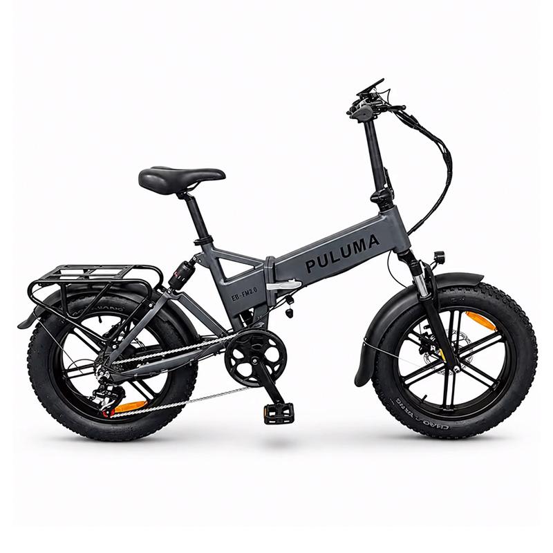 PULUMA FM2.0 Bicicletta Elettrica Pieghevole 48V15AH Batteria al Litio Rimovibile Ruota Fat 20x4.0 per Tutti i Terreni 7 Velocità Freno Idraulico 250W Ebike per Adulti