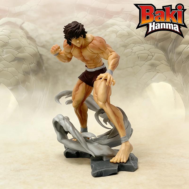 Anime 16cm Son Of Ogre Gk Grappler Baki Hanma Muscle Man Action Figures Desktop Ornament Model Toys Collectible Periphery Gifts