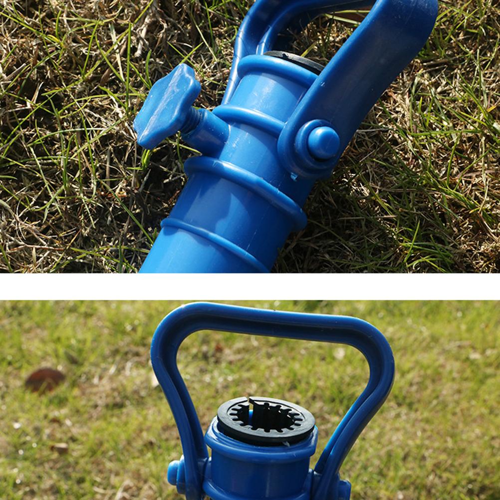 Outdoor-Schirmbasis, verstellbar, Kunststoff, für Sonne, Strand, Terrasse, Regenschirm, Sand, Stretch-Ständer, Halter, Anker, Ständer, Spike, Auger, Keep Tools