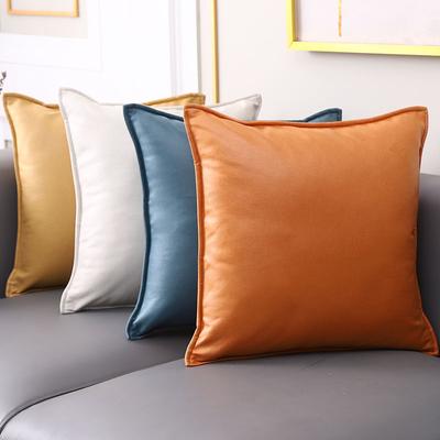45X45Cm Single Pillow Cover Windproof Pillow Soft Bag Cushion Office Pillow Waist Pillow Cover Sofa Throw Pillow Cover Coreless