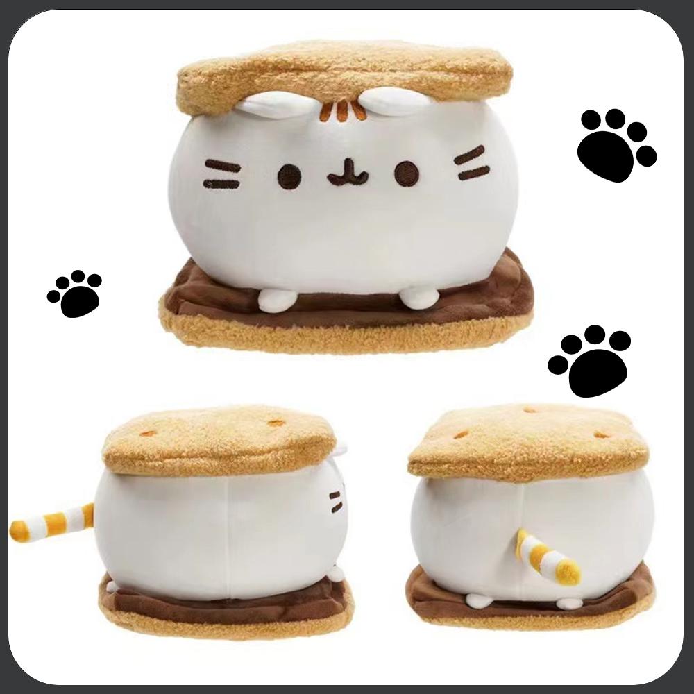 Kawaii Keks Dicke Katze Plüschtiere Weiches Kuscheltier Tierkissen Begleitende Schlaftiere Heimdekoration Kinder Mädchen Jungen Geburtstagsgeschenke