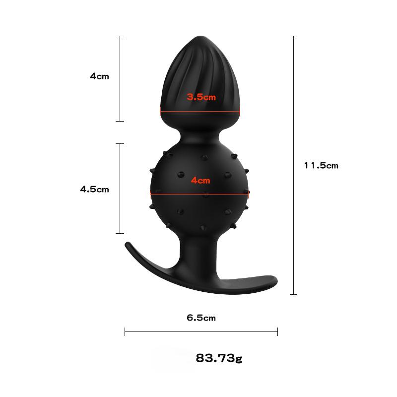 Silicone Anal Beads Butt Plug Built In Ball Prostate Massage Masturbation Sex Toys for Women Men Gay Couples Adult Games