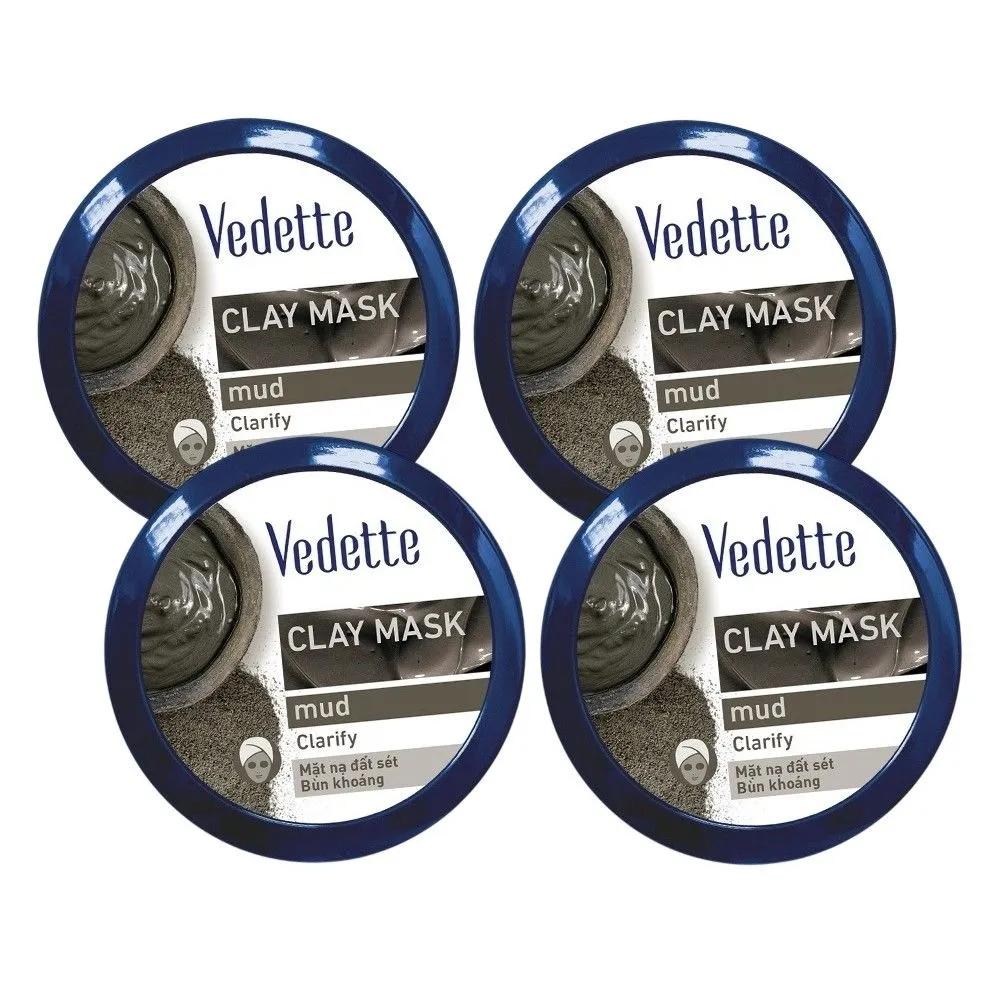 Vietnam Vedette Mud Clay Mask 145g x 4 Packs