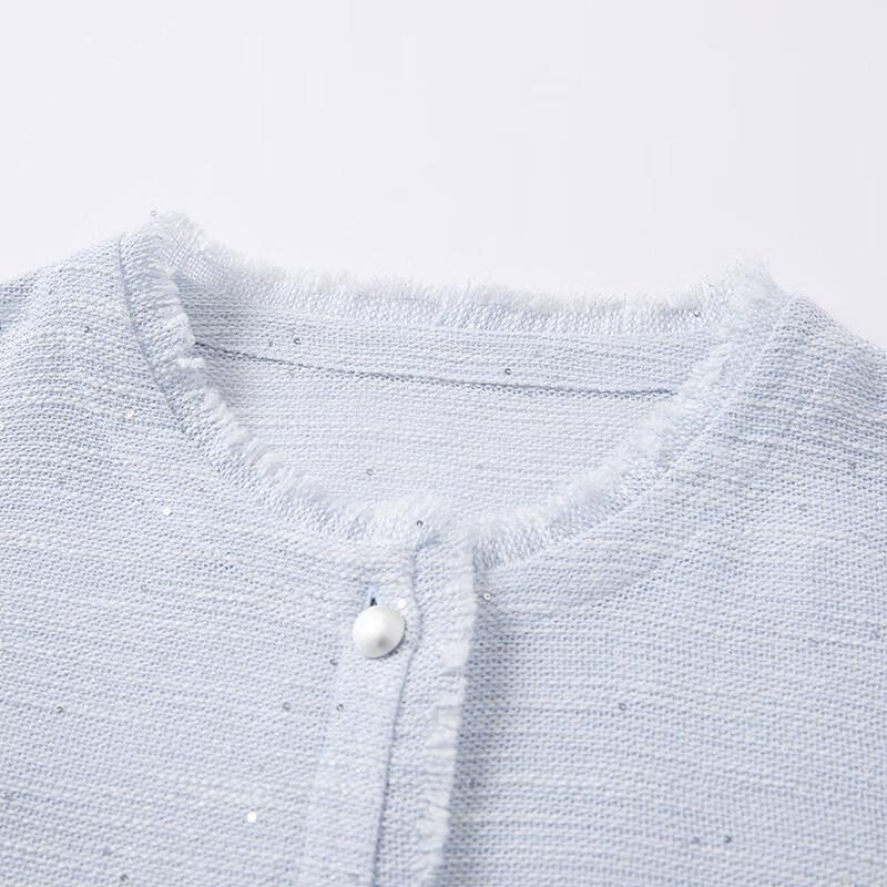 Xiangying Women's French Style Tweed Jacket
