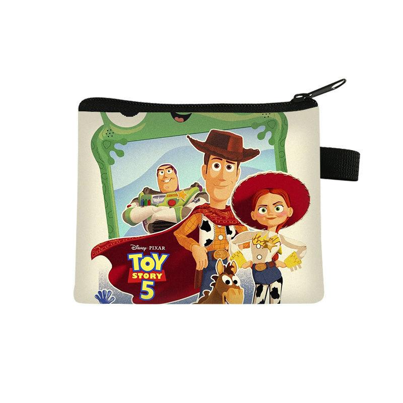 Πορτοφολάκι Toy Story Παιδικό Χαριτωμένο Μίνι Πορτοφόλι Αποθήκευσης Πολυεστερικό Εκτυπωμένο Πορτοφολάκι με Φερμουάρ Θήκη Καρτών
