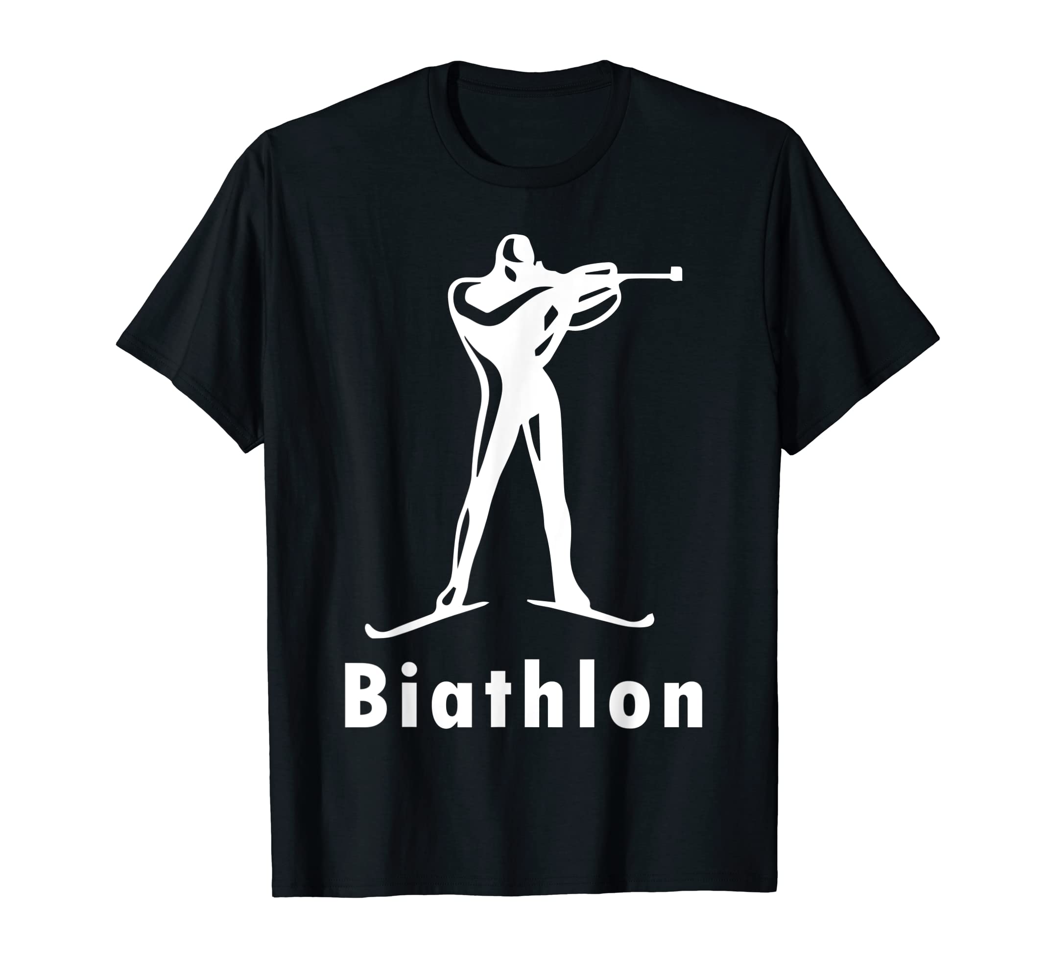 

Biathlon Ski Ski Winter Sports Cross Country Ski Rope T-Shirt чёрный