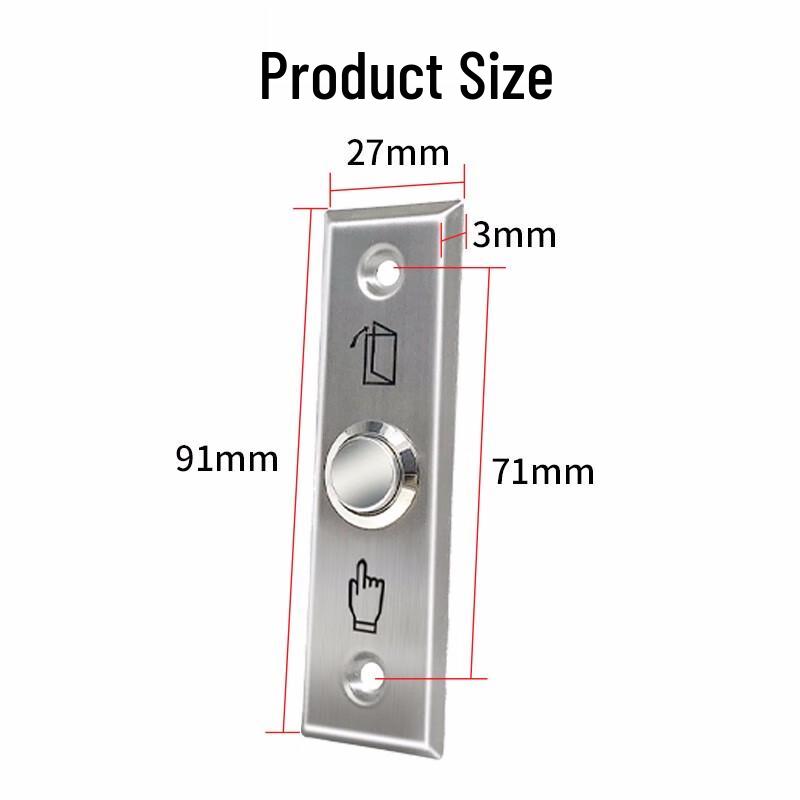 Realand Access Control Exit Buttons CN plug (adapter included)