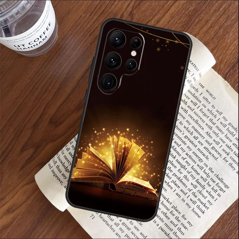 Book Lover Phone Case For Samsung Galaxy S25 S24 S23 S22 S21 Ultra S9 S10 Plus S20 FE Funda Cover Shell