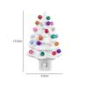 LED Christmas Mood Light Resin Bedside Lamp Christmas Tree Night Light  Bedroom